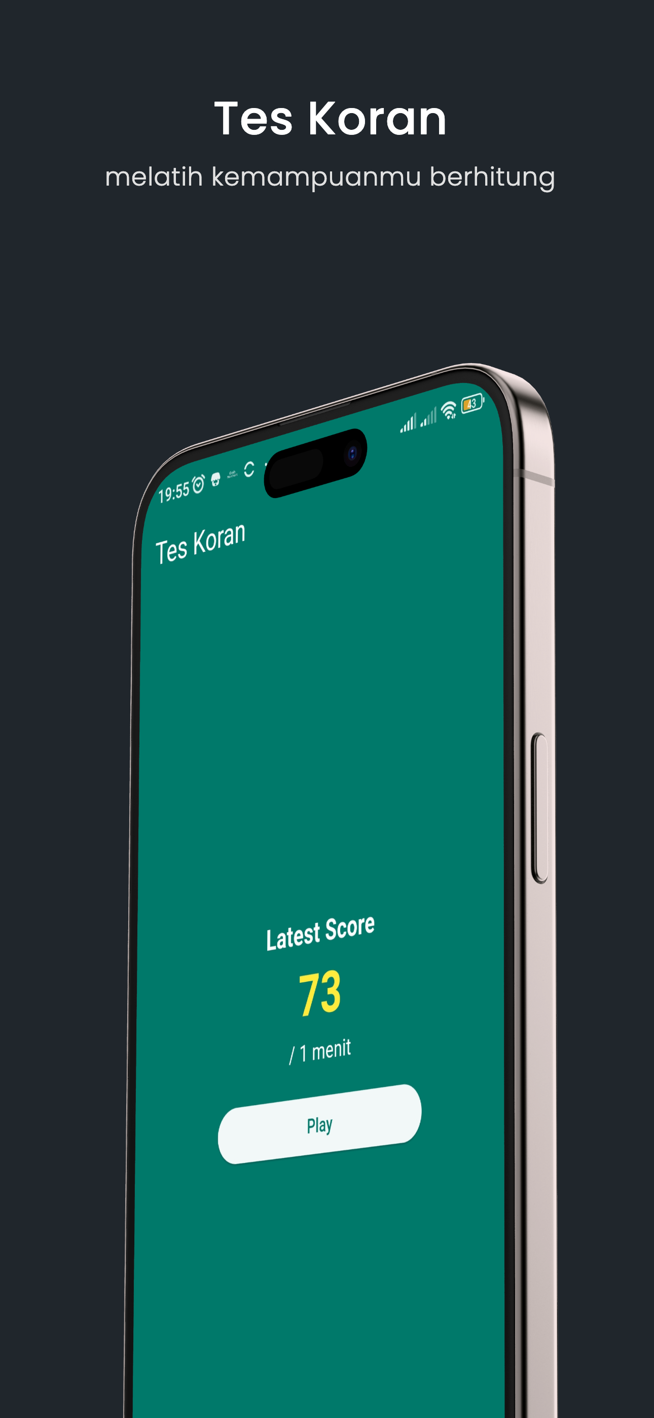 Tes Koran App screenshot 1
