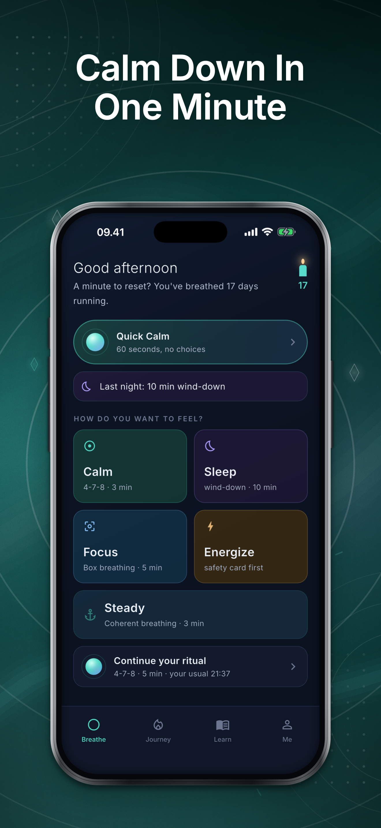 Breeze: Breathing Exercises screenshot 2