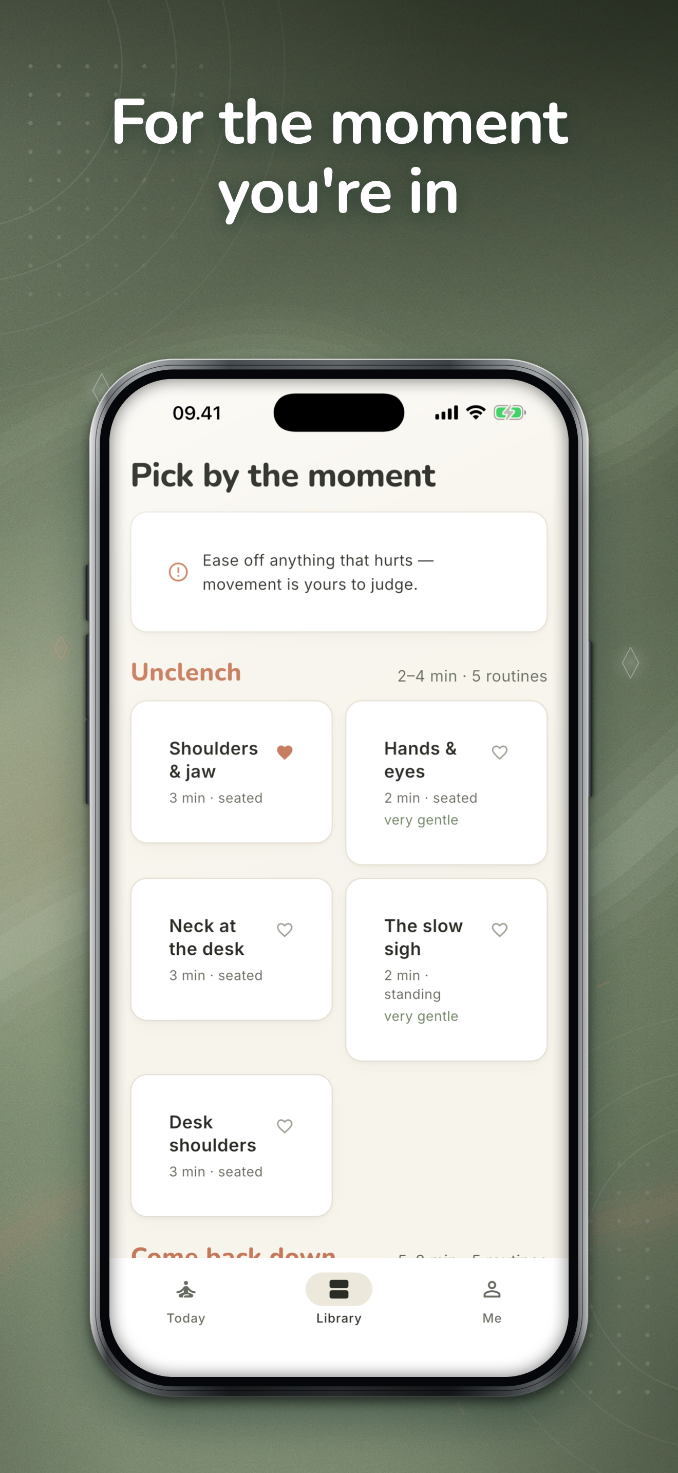 Settle: Somatic Exercises screenshot 5