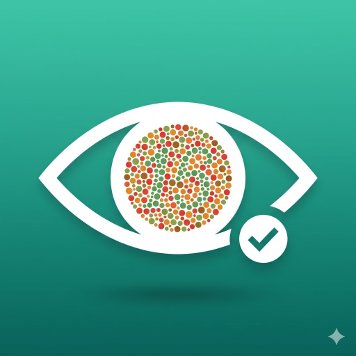 Color Blind Test — Vision Exam app icon